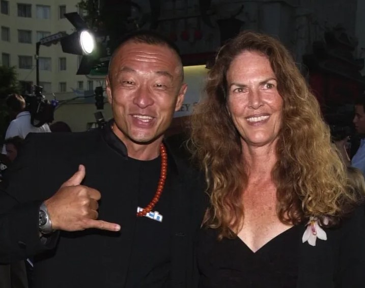 Sally Tagawa with her ex-husband Cary-Hiroyuki Tagawa