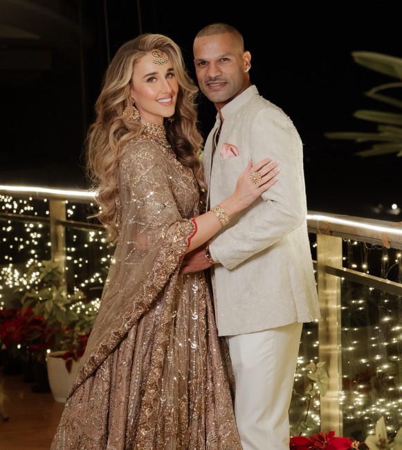 Sophie Shine with her husband