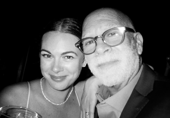 Alison Roman with her dad