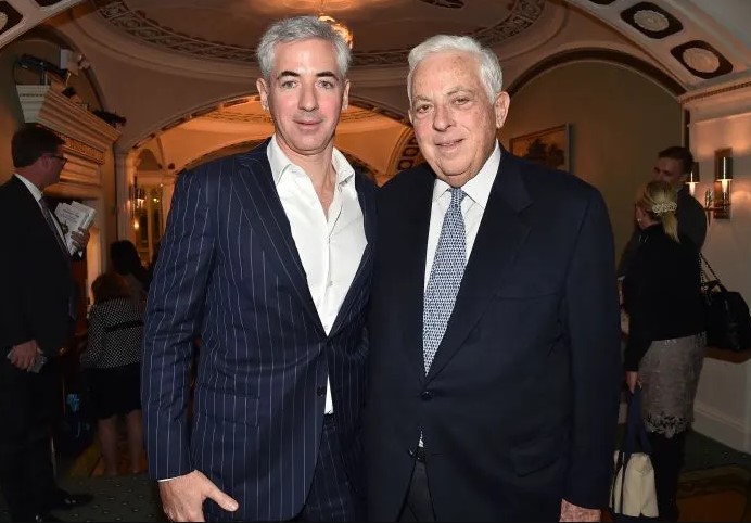 Bill Ackman with his dad