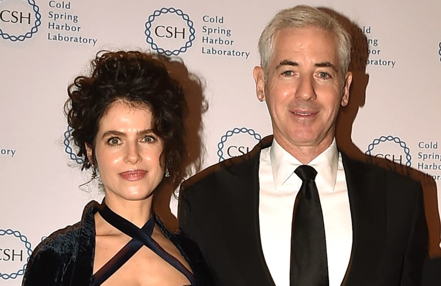 Bill Ackman with his wife Neri Oxman