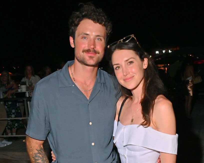 Courtney King with her boyfriend