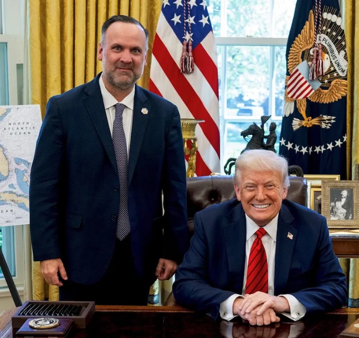 Dan Scavino with Donald Trump