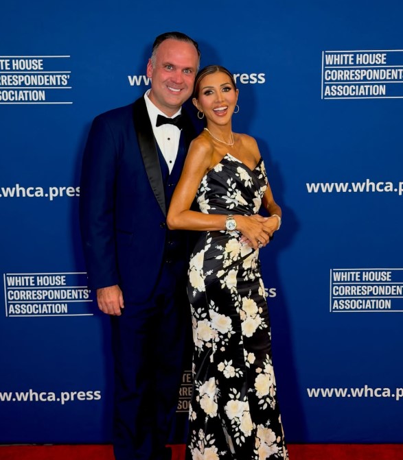 Dan Scavino with his wife Erin Elmore