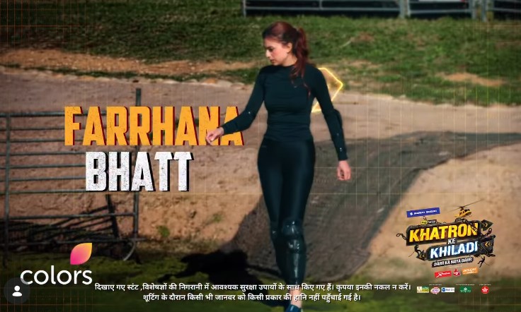 Farhana Bhatt participating in Khatron Ke Khiladi 15
