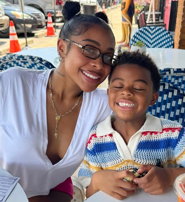 Jayda Wayda with her son