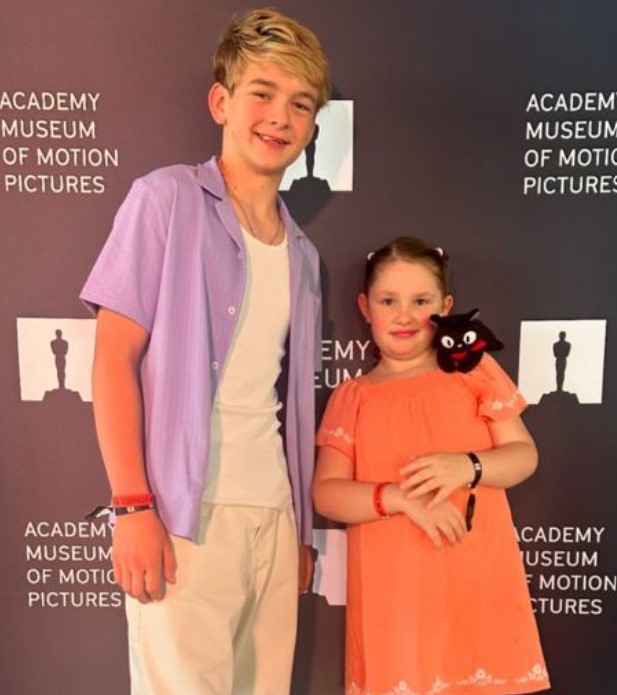 Kaido Lee Roberts with his sister