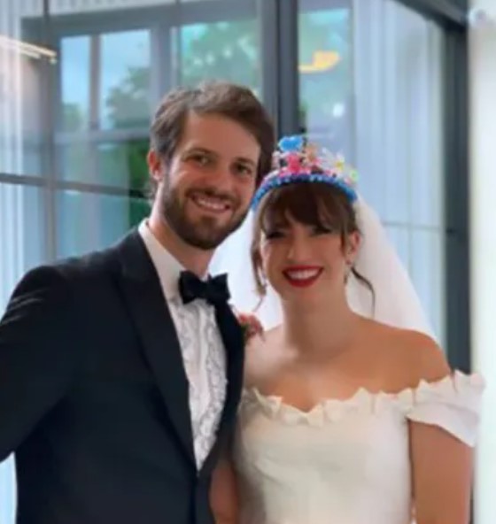 Katie Kimmel with her husband