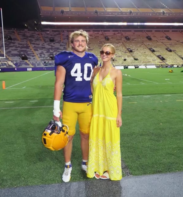 Landry Kiffin with her boyfriend