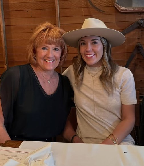 Megan Walerius with her mom