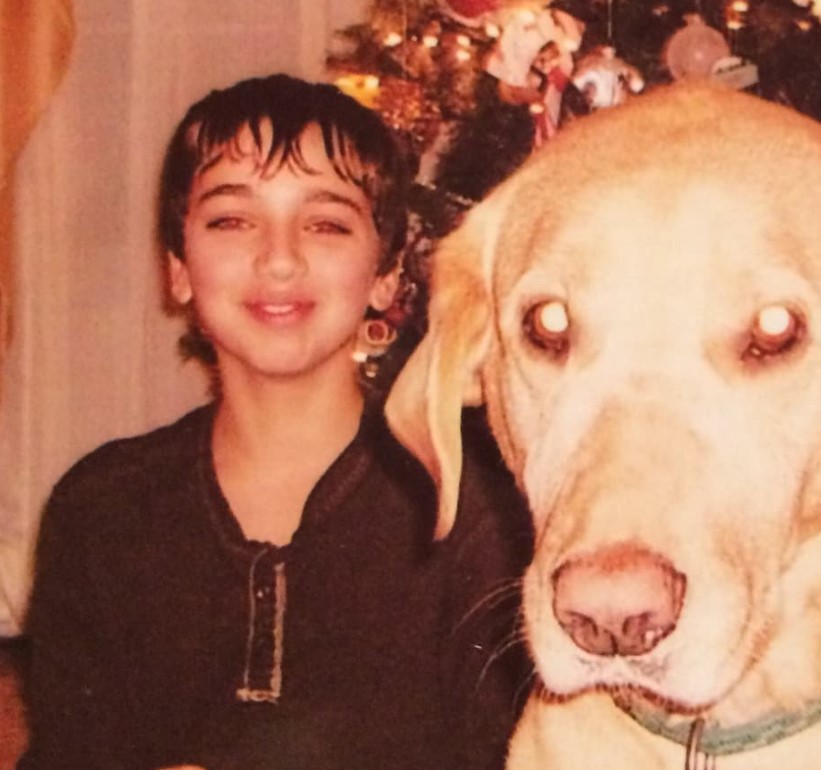 Mizkif's old image with his dog