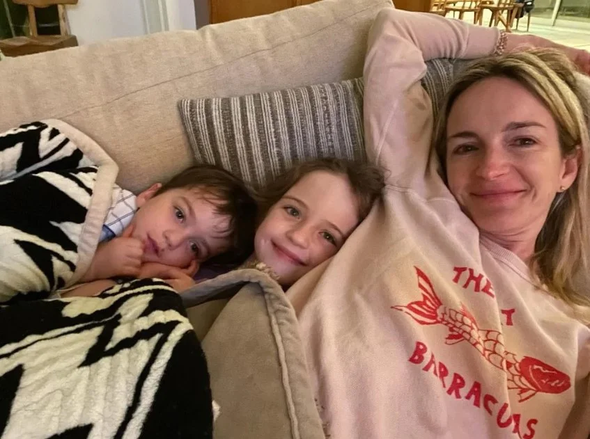 Molly McNearney with her kids