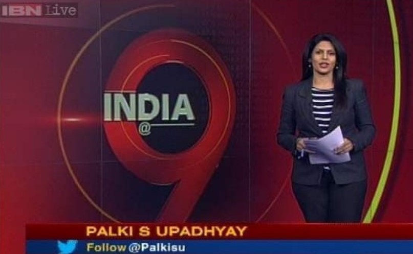 Palki S Upadhyay while working at IBN Live