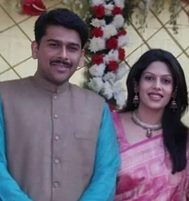 Palki Sharma with her husband