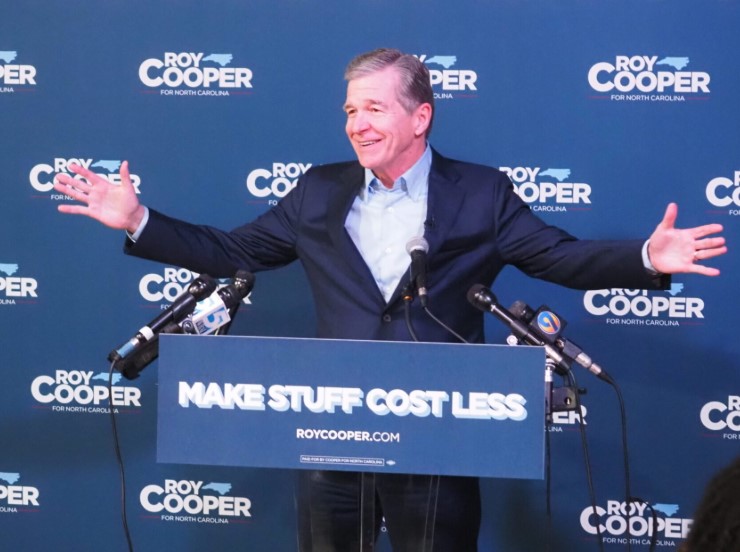 Roy Cooper centered his general election kickoff event in Raleigh