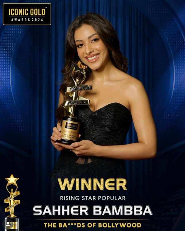 Sahher Bambba won Iconic Gold Award