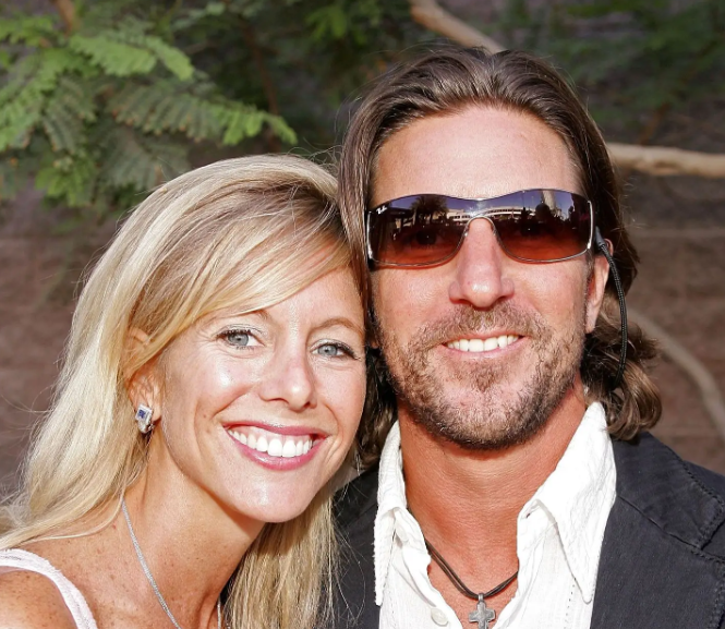 Sandra Cornelius with her husband