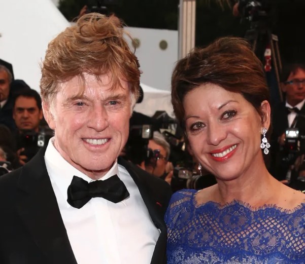 Sibylle Szaggars Redford and her husband Robert Redford