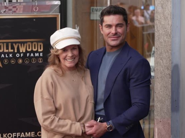 Starla Baskett and her son Zac Efron