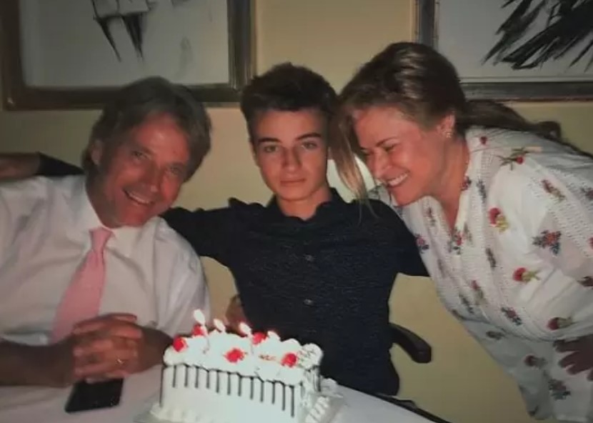 Topper Guild with his parents